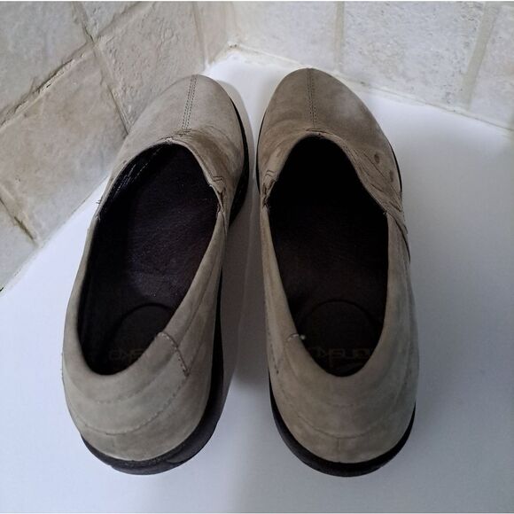 Dansko Gray Suede Slip-on Shoes Size 6.5/7 - Picture 4 of 5
